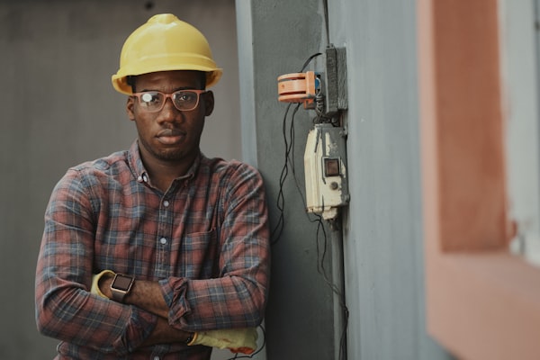 Technician performing routine preventive maintenance inspection
